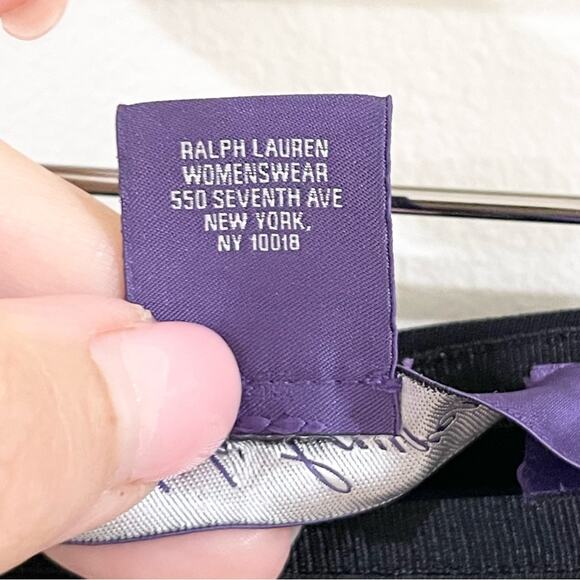 Ralph Lauren Purple Label High Waisted Leggings Skinny Pants Woman size 4 Black - Picture 7 of 10